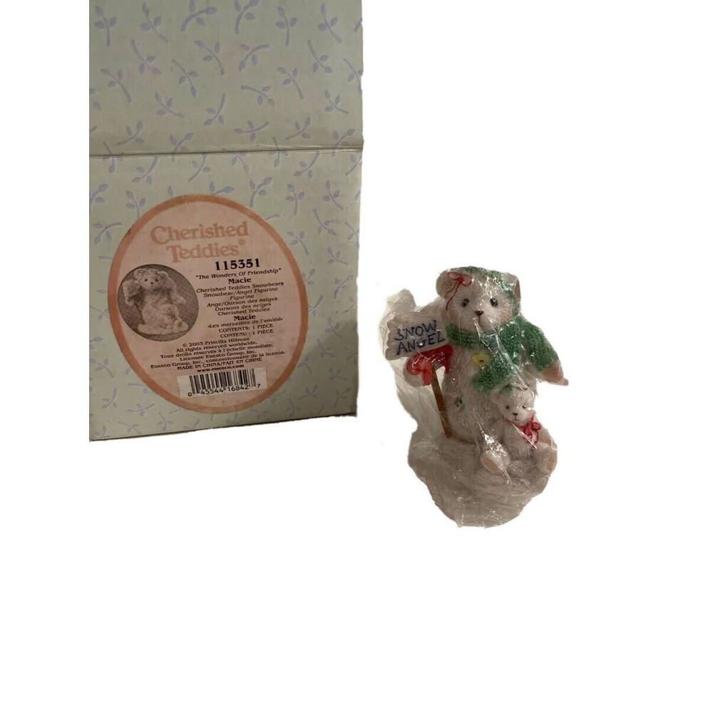 The Wonders of Friendship Macie Cherished Teddies Figurine Vintage 1980s